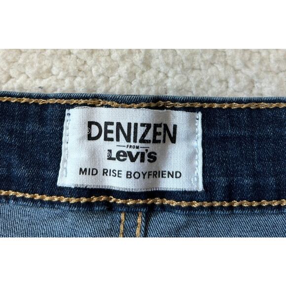 Denizen from Levi's Jeans Women's Midrise Boyfriend Denim Dark Wash Stretch 26/2 - Picture 6 of 6